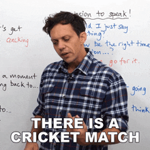 There Is A Cricket Match Benjamin GIF - There Is A Cricket Match Benjamin Engvid GIFs