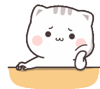 Mochi Cat Chibi Cat Sticker - Mochi Cat Chibi Cat White Cat Stickers