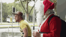 aunty donna cowdoy in the city looking for cowdoy instead of promoting our netflix show stare look