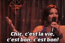 Chic, C'Est La Vie, C'Est Bon, C'Est Bon ! GIF - Countess Luann Chic Cest La Vie GIFs