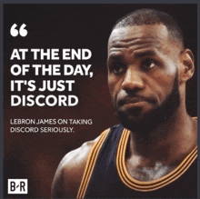 At The End Of The Day Its Just Discord Lebron James GIF - At The End Of The Day Its Just Discord Lebron James Discord GIFs