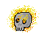 Skull Fire Sticker