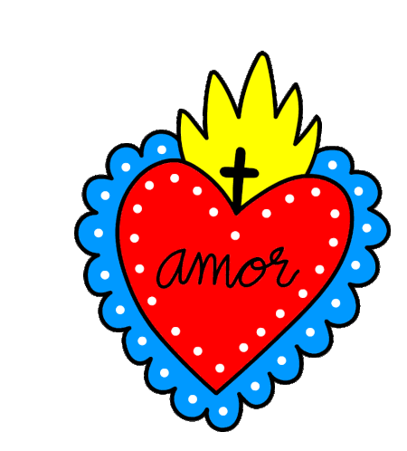 Love Heart Sticker - Love Heart Amor Stickers