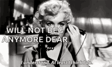 I Understand Marilyn Monroe GIF
