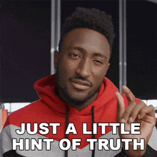 Just A Little Hint Of Truth Marques Brownlee GIF - Just A Little Hint Of Truth Marques Brownlee It Might Be True GIFs