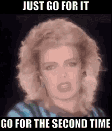 Kim Wilde The Second Time GIF - Kim Wilde The Second Time Just Go For It GIFs