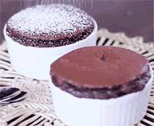 Chocolate Souffle French Cuisine GIF