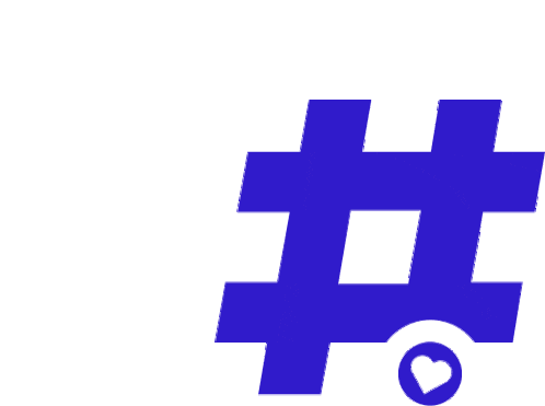 Hashtag Social Media Sticker - Hashtag Social Media Digital Stickers