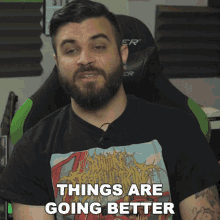 Things Are Going Better Than They Ever Have Before Andrew Baena GIF - Things Are Going Better Than They Ever Have Before Andrew Baena Things Are Going Better Now GIFs