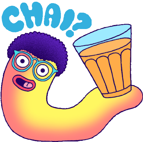 A Wriggler Offers Chai Sticker - Wriggle It Chai Cheers Stickers