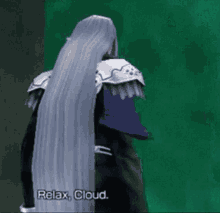 Sephiroth Relax Cloud GIF - Sephiroth Relax Cloud What Is Cloud Doing GIFs