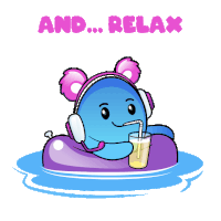 Relax And Relax Sticker