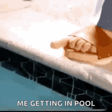 Toe Dip Cold Pool GIF