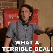 What A Terrible Deal Josh Sundquist GIF - What A Terrible Deal Josh Sundquist Terrible Deal GIFs