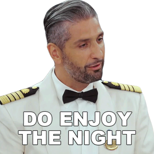 Do Enjoy The Night Paolo Arrigo Sticker - Do Enjoy The Night Paolo Arrigo The Real Love Boat Stickers