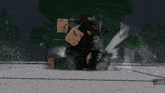 a screenshot of a video game with a notification that says ' notification ' at the bottom