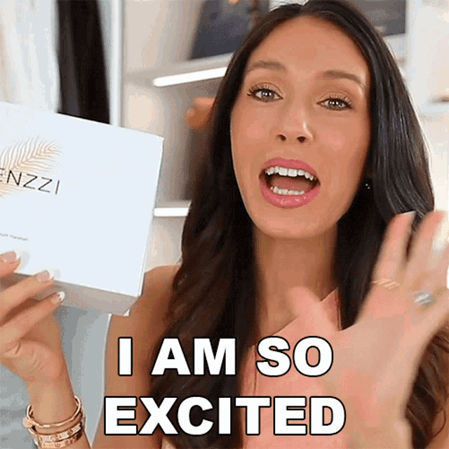 I Am So Excited Shea Whitney GIF - I Am So Excited Shea Whitney I Cant Wait  - Discover & Share GIFs