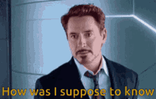 How Was I Suppose To Know Tony Stark GIF - How Was I Suppose To Know Tony Stark Shrug GIFs