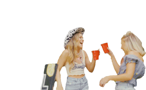 Cheers Maddie And Tae Sticker - Cheers Maddie And Tae Party Stickers