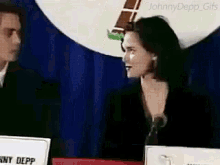 Johnny Depp Winona Ryder GIF - Johnny Depp Winona Ryder Smile GIFs