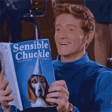 Reading Sensible Chuckle GIF - Reading Sensible Chuckle Funny GIFs
