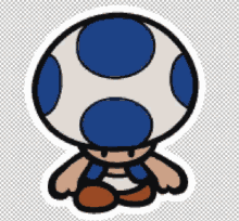 Toad Super Mario GIF - Toad Super Mario Blue Toad GIFs