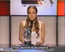 The World Is Bullshit GIF - Fiona Apple Bullshit Mad GIFs