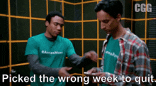 Community Abedandtroy GIF - Community Abedandtroy Wrong Time To Quit GIFs