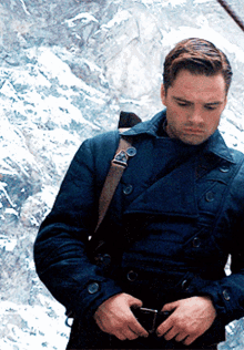 Bucky The Falcon And The Winter Soldier GIF - Bucky The Falcon And The Winter Soldier Snow GIFs