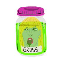 stop awkward content nasty gadver gross head in the jar