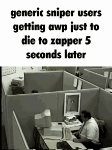 Generic Sniper Users Getting Awp Just To Die To Zapper5seconds Later Item Asylum GIF
