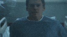 a close up of a man 's face with the words i already know what you 're gonna say