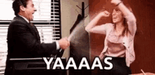 Yes Yay GIF - Yes Yay Steve Carell GIFs