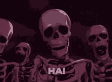 Ha Skeleton GIF - Ha Skeleton GIFs