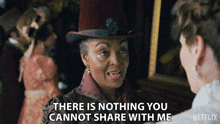 There Is Nothing You Cannot Share With Me Lady Agatha Danbury GIF - There Is Nothing You Cannot Share With Me Lady Agatha Danbury Queen Charlotte A Bridgerton Story GIFs