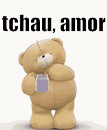 Tchau Amor / Beijos / Mandando Beijo / Tchauzinho // Ursinho De Pelúcia GIF - Teddy Bear Bye Love Heart GIFs