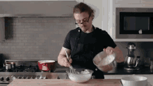 Pour Joshua Weissman GIF - Pour Joshua Weissman Cooking GIFs