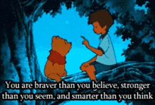 Pooh Friendship GIF - Pooh Friendship Life Quote GIFs