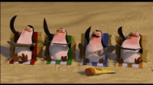 Sunbathing GIF - Madagascar Penguins GIFs
