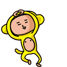 todays sarukichi monkey jump happy google