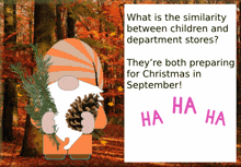 gnome september funny