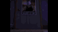 a cartoon character wearing a purple shirt with the number 2