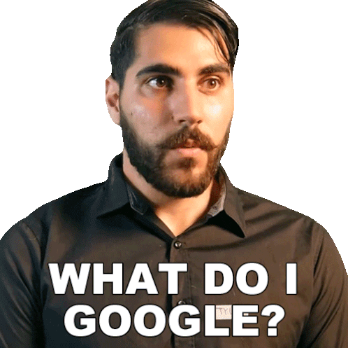 What Do I Google Rudy Ayoub Sticker - What Do I Google Rudy Ayoub What Should I Search Stickers