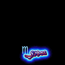 a black background with white dots and a red circle