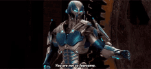 Mortal Kombat Cyber Sub Zero GIF - Mortal Kombat Cyber Sub Zero You Are Not So Fearsome GIFs