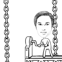 a black and white drawing of a man lifting weights with the words " worker 's day happy "