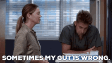 Greys Anatomy Nick Marsh GIF - Greys Anatomy Nick Marsh Sometimes My Gut Is Wrong GIFs