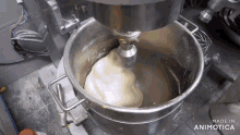 a mixer with the words made in animotica on the bottom of it