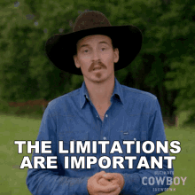The Limitations Are Important Hadley Hunting GIF - The Limitations Are Important Hadley Hunting Ultimate Cowboy Showdown GIFs