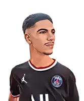 a drawing of a man wearing a black shirt that says paris
